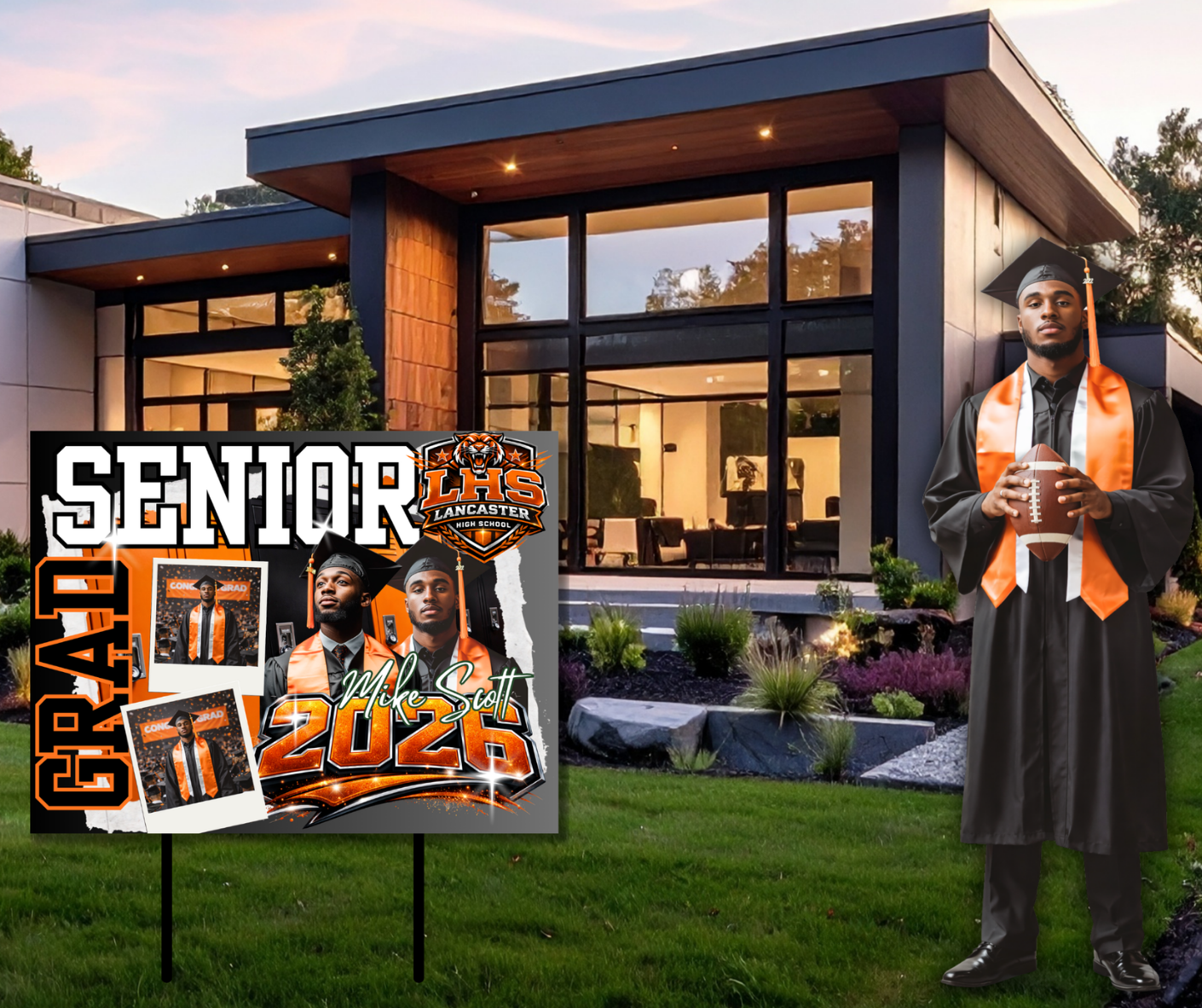 GRAD YARD SIGN