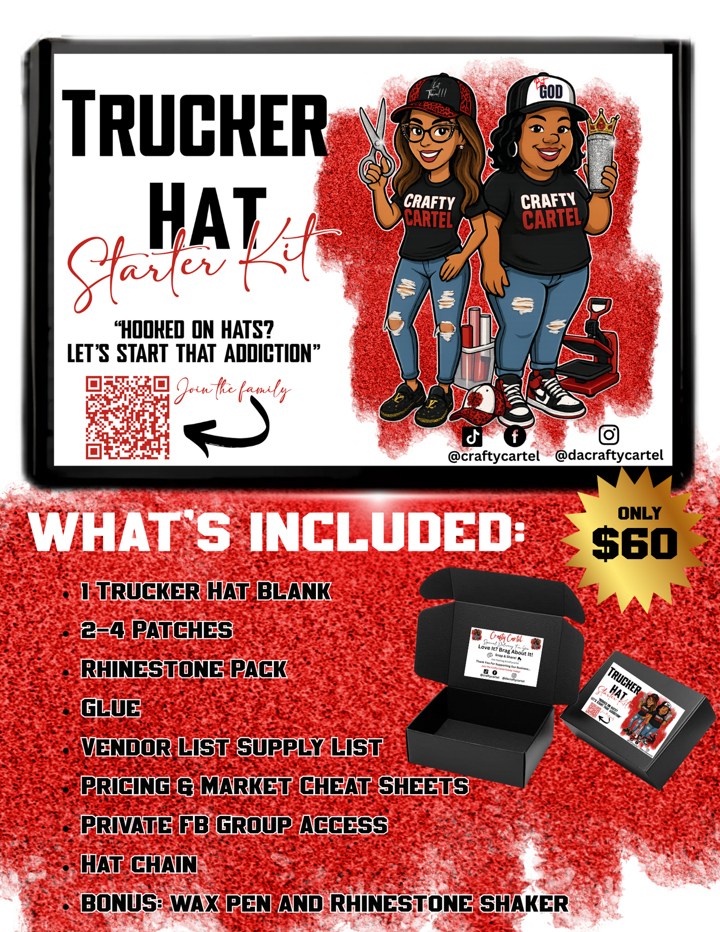 TRUCKER HAT STARTER KIT