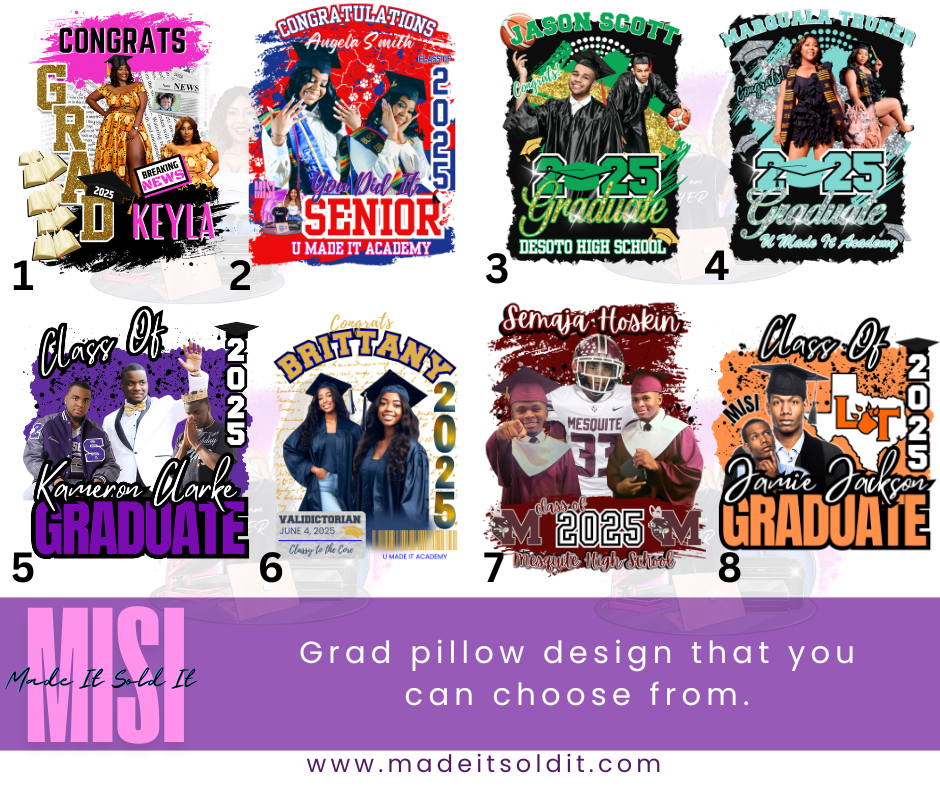 GRAD PILLOW