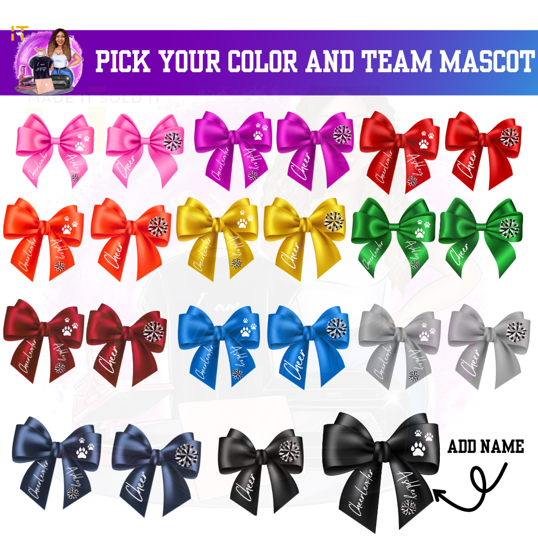 CHEER BOW TSHIRT