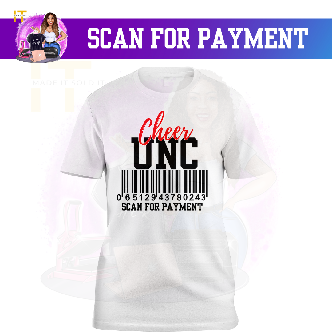 SCAN FOR PAYMENT TSHIRT