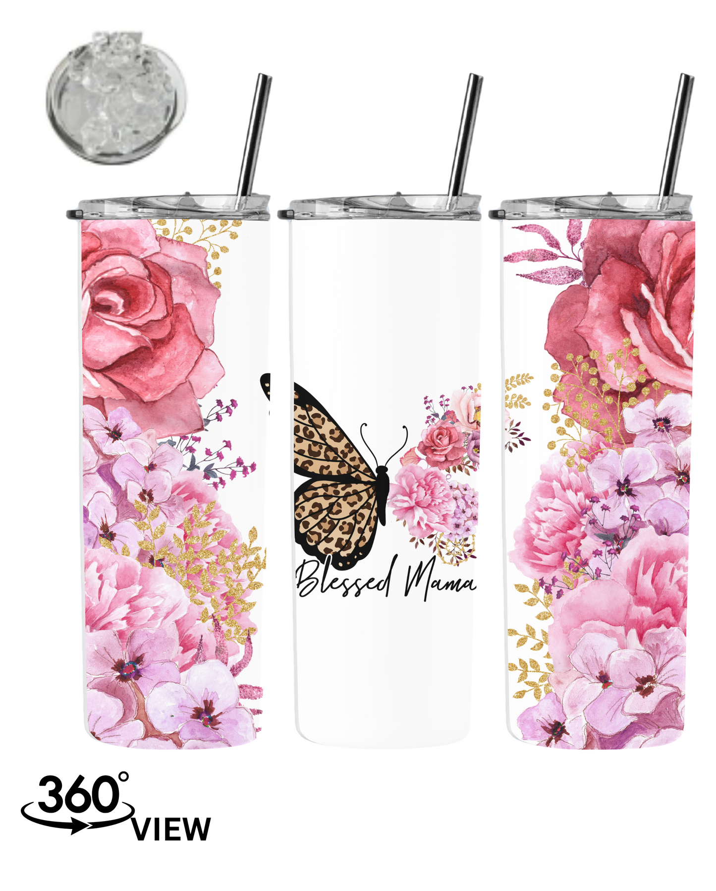BLESSED MOM TUMBLER