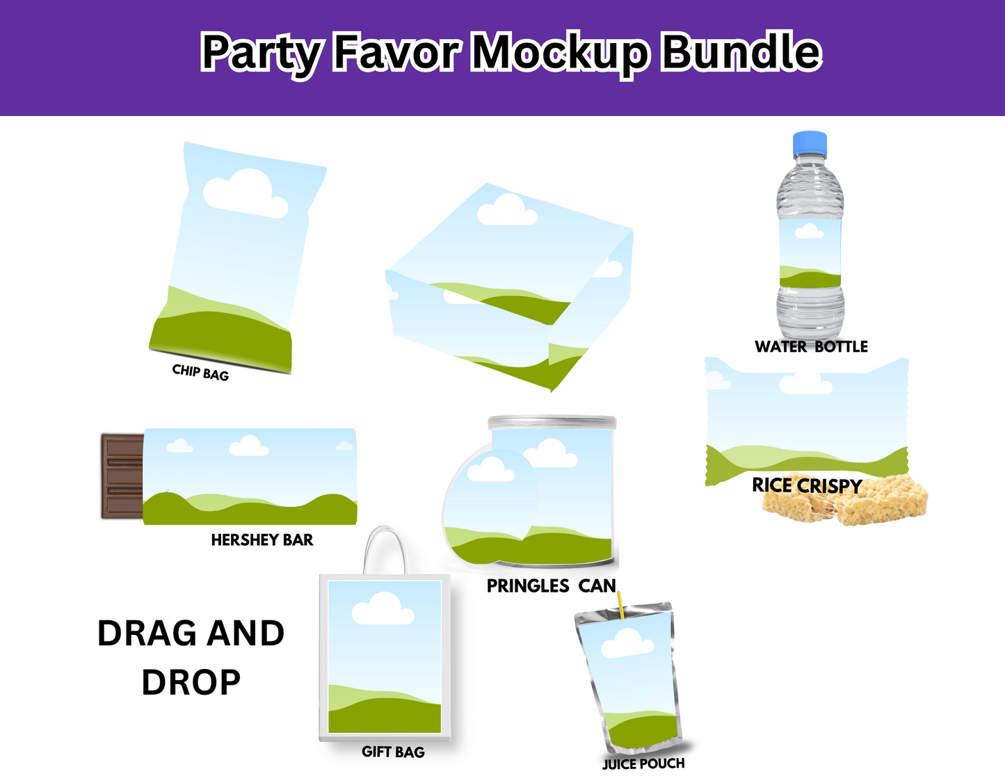 BOUNS PARTY FAVOR BUNDLE MOCKUP