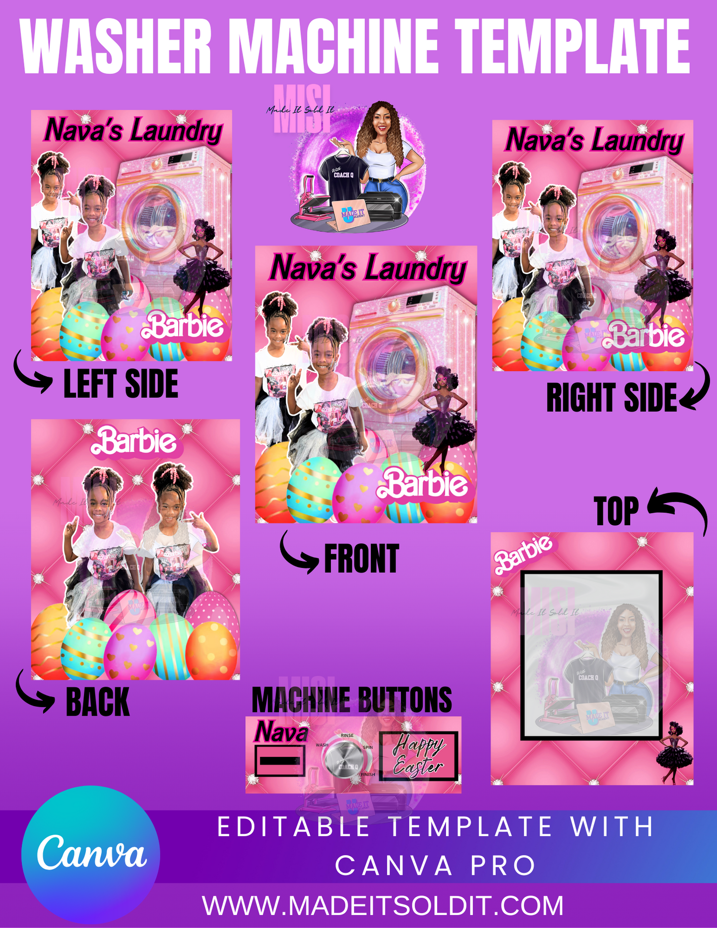 WASHER MACHINE TEMPLATE