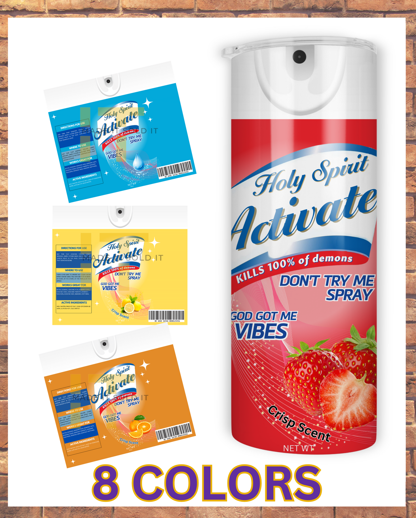HOLY SPIRIT ACTIVATE SPRAY TUMBLER