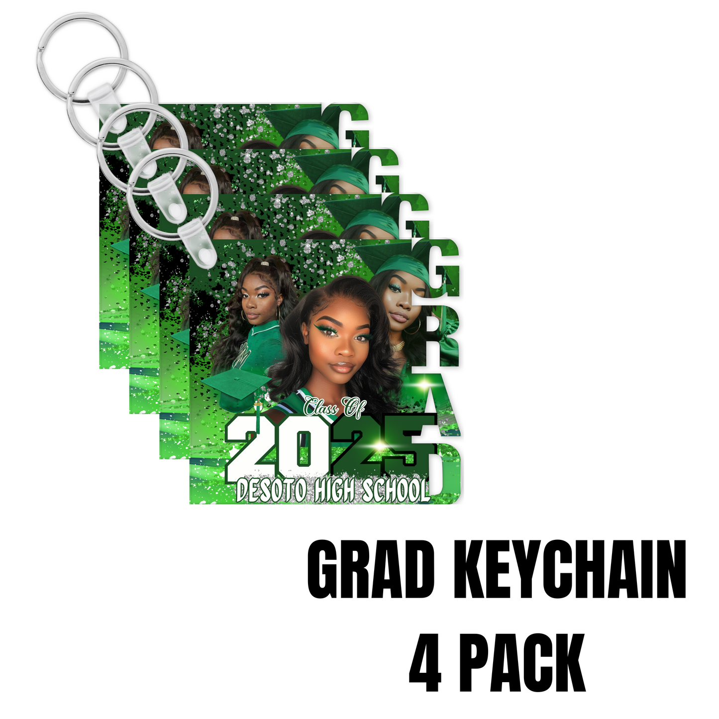 GRAD KEYCHAIN 4 PACK