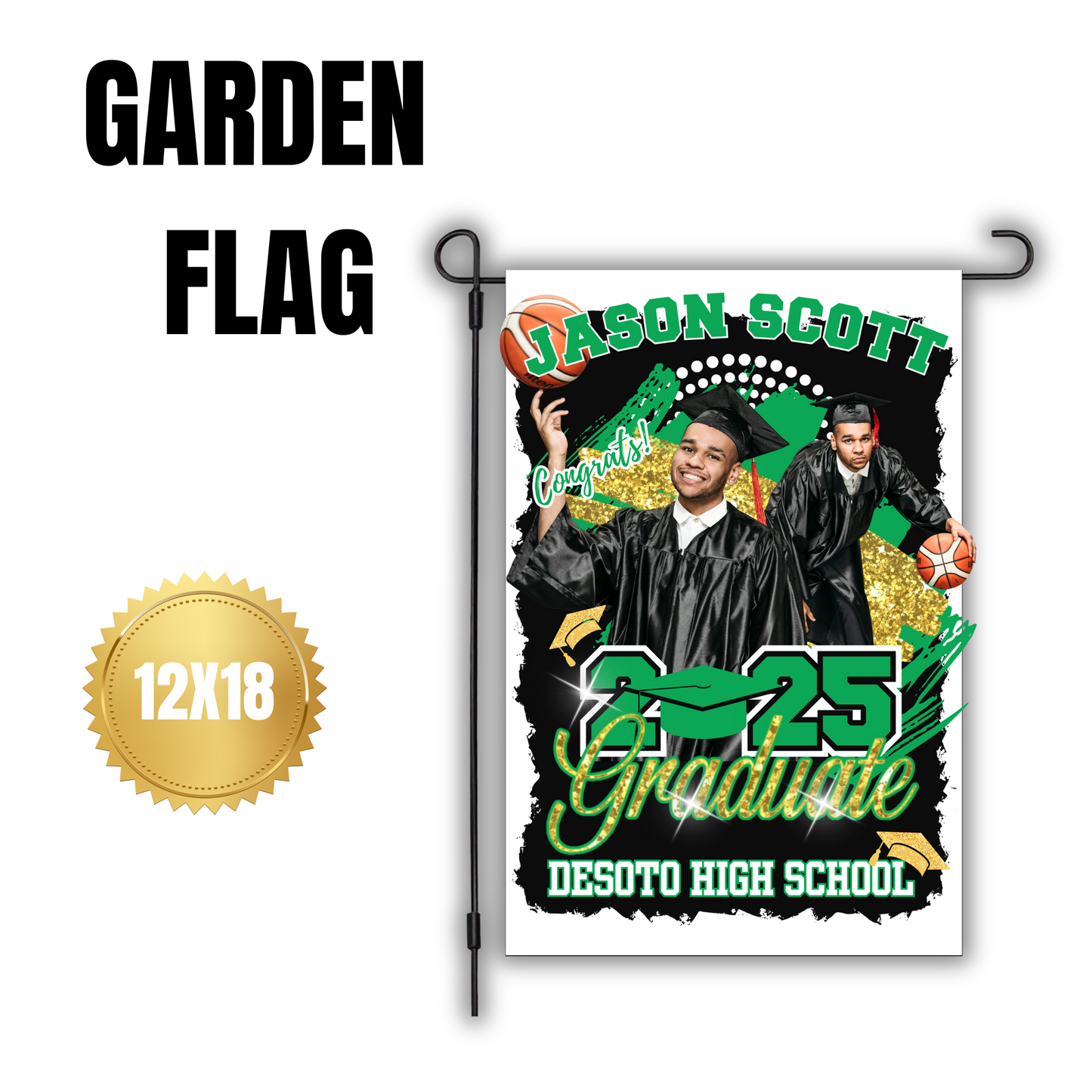 GRAD GARDEN FLAG