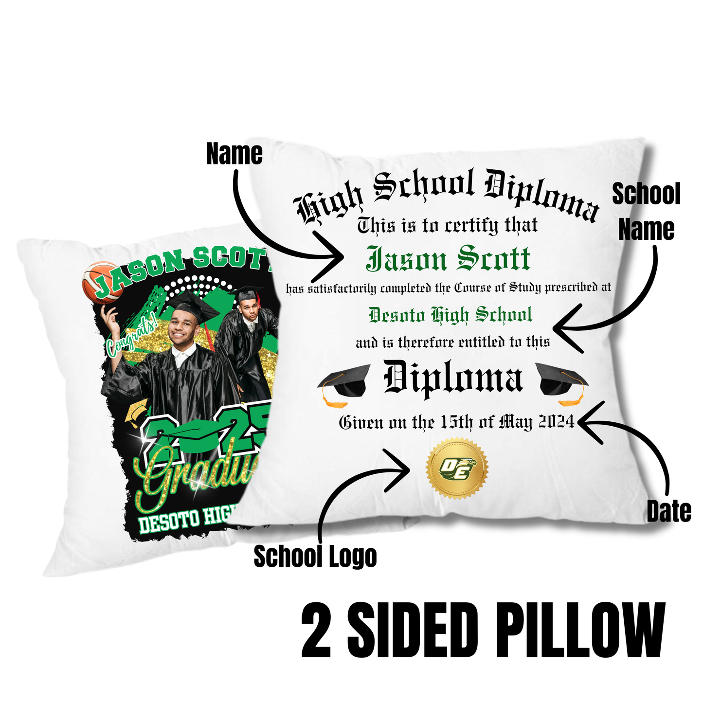 GRAD PILLOW
