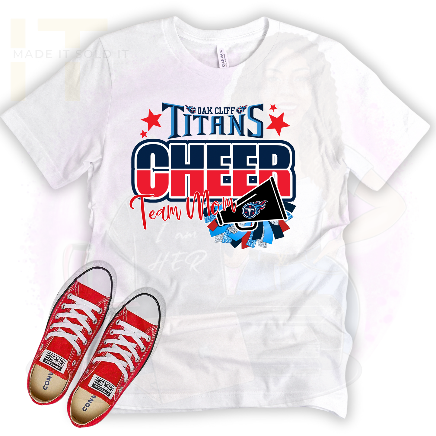 CHEER TEAM MOM TSHIRT