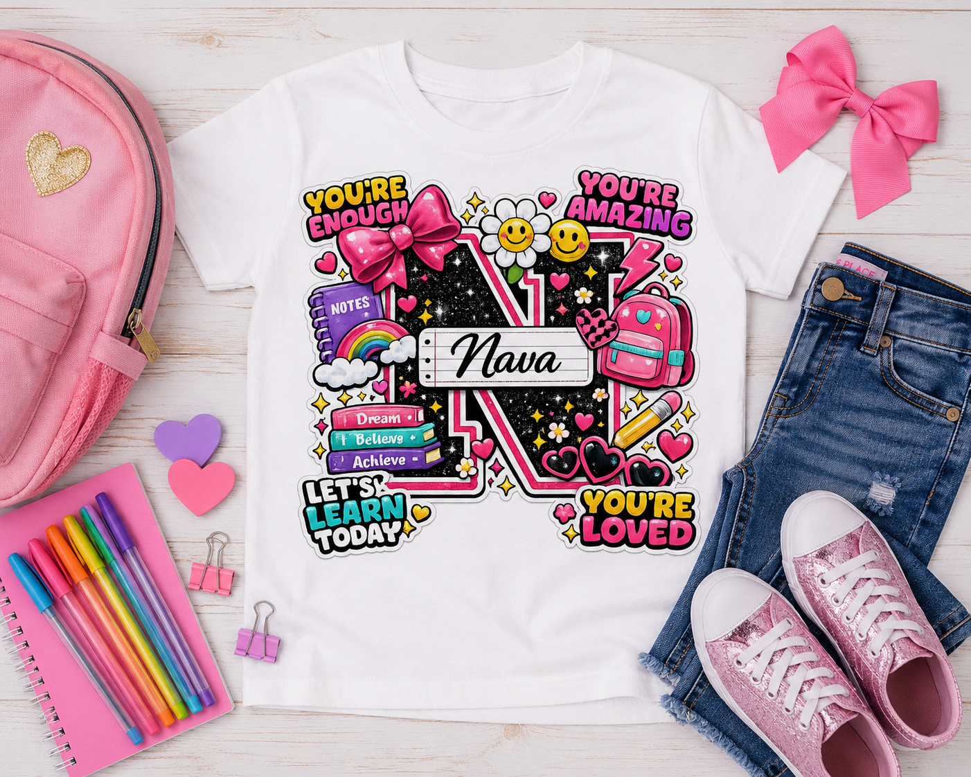 Custom Name Tshirt (Girl)