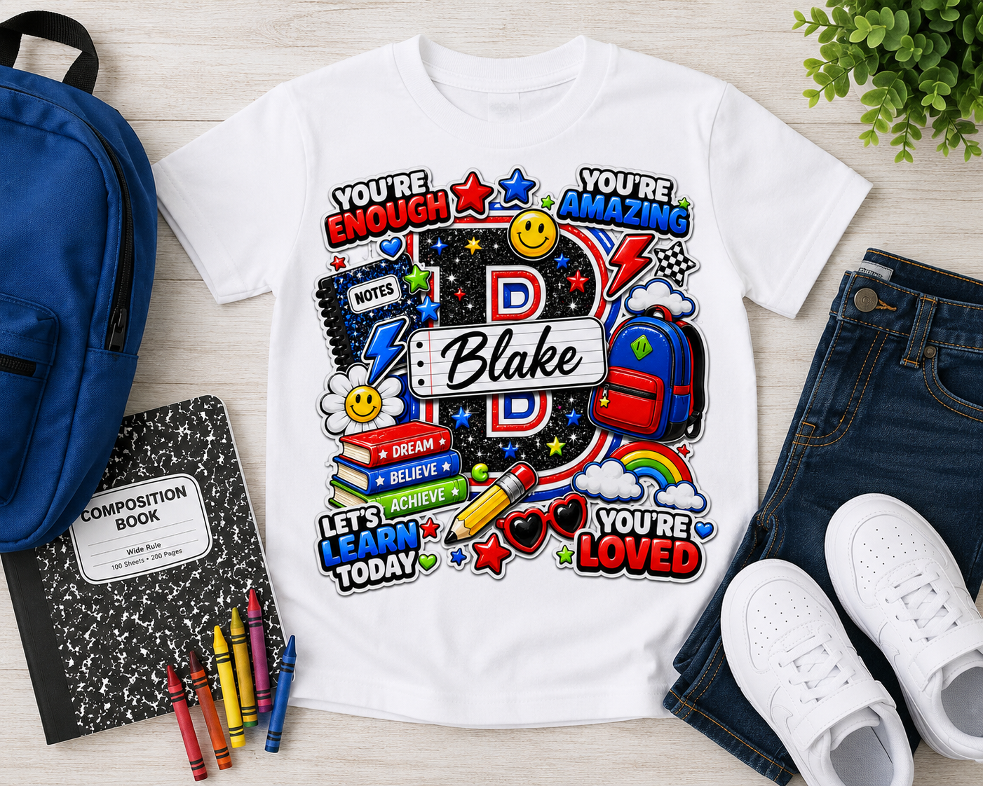 Custom Name Tshirt (Boy)