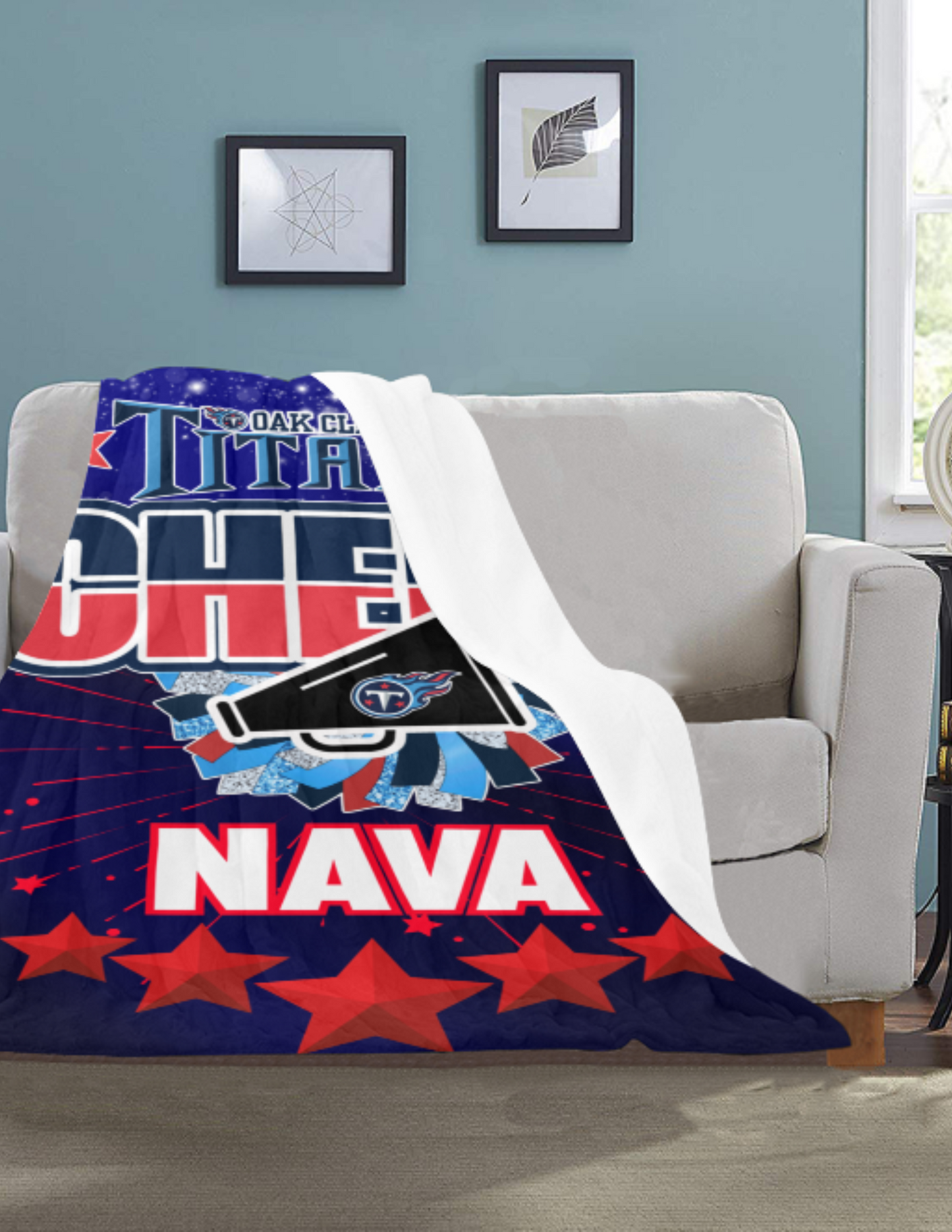 OCT CHEER NAME BLANKET