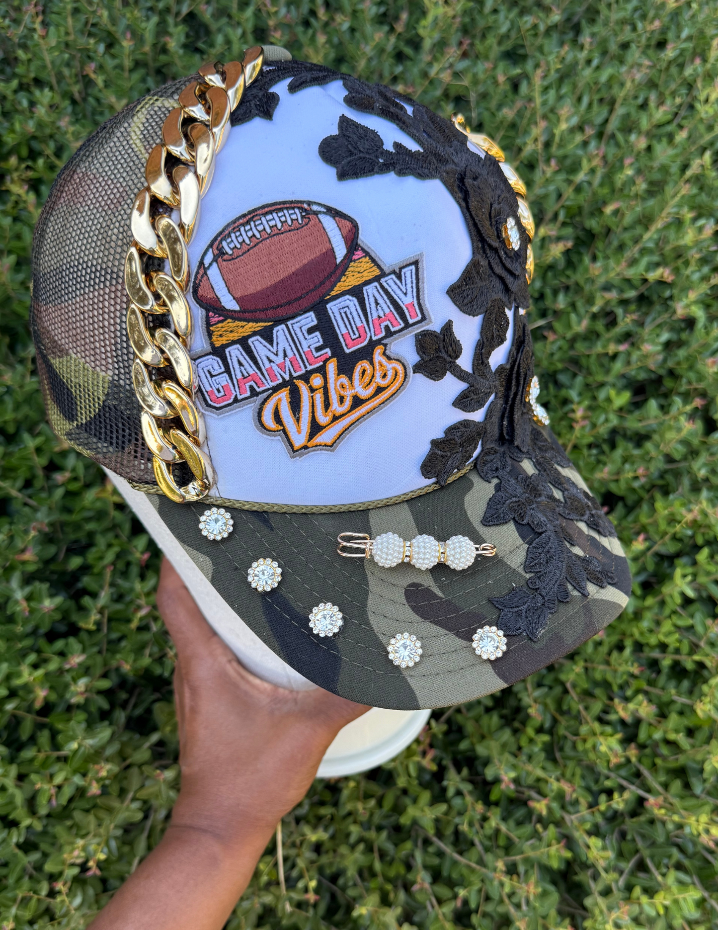 CAMO GAMEDAY TRUCKER HAT