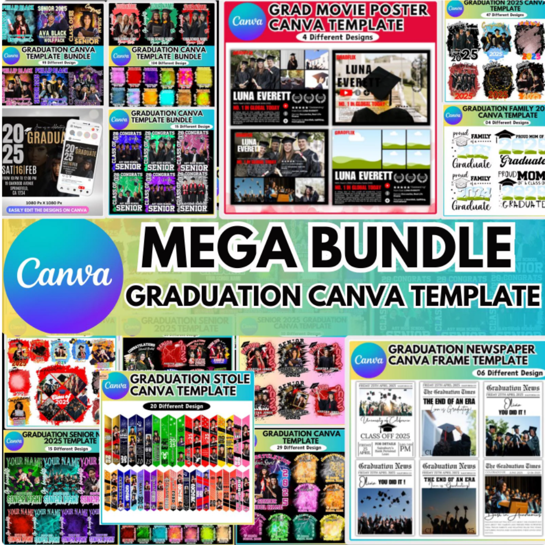 GRAD MEGA EDITABLE BUNDLE