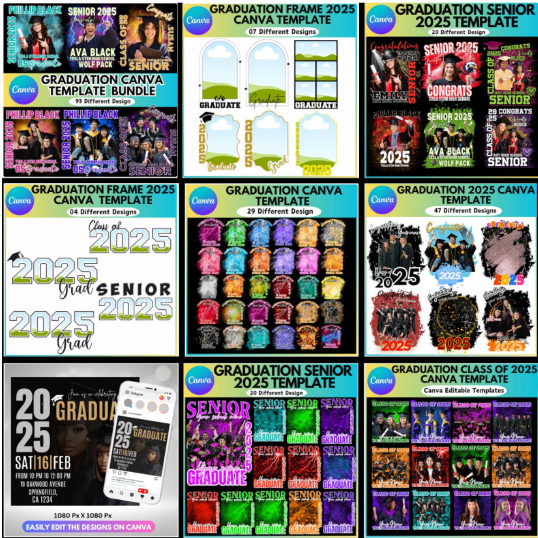 GRAD MEGA EDITABLE BUNDLE