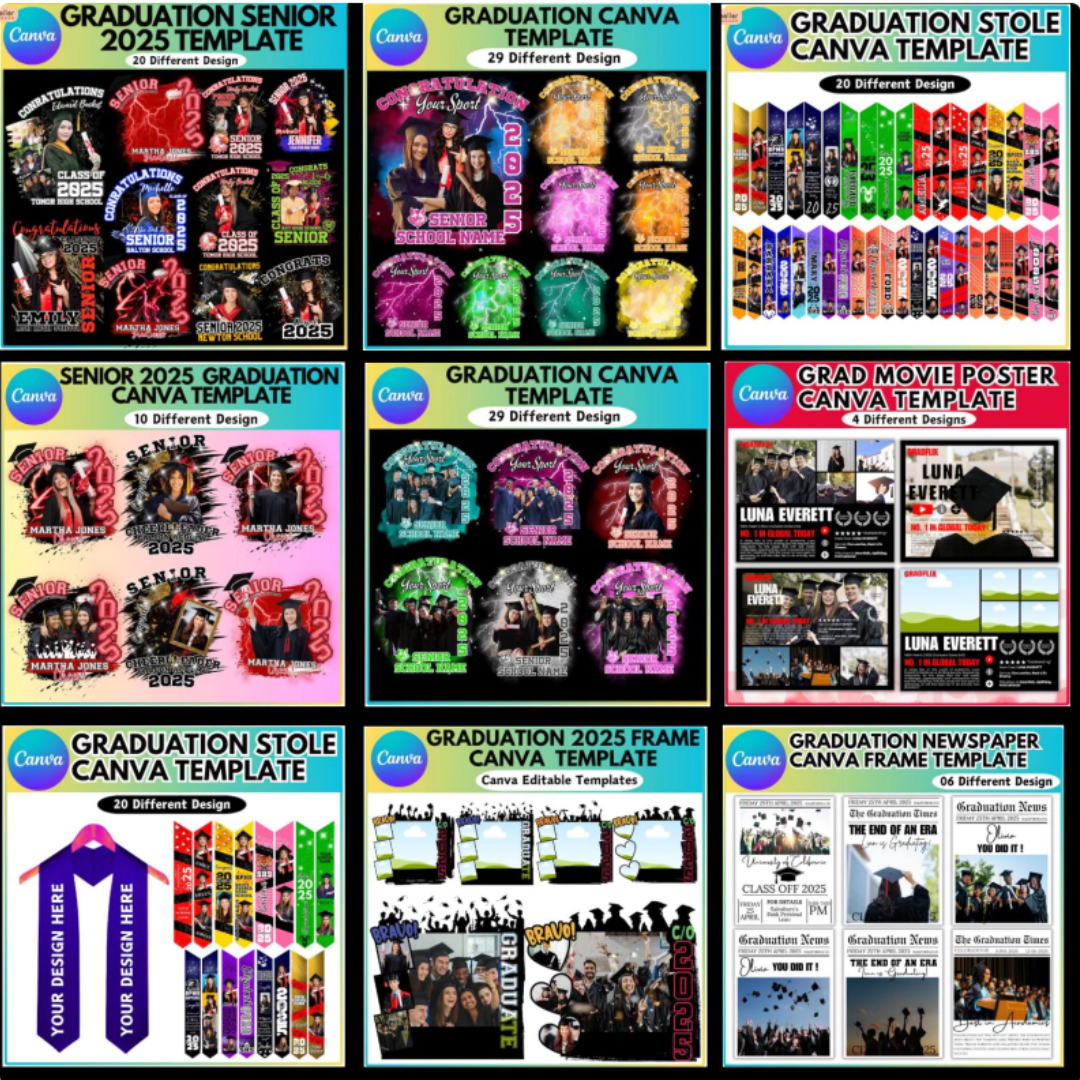 GRAD MEGA EDITABLE BUNDLE