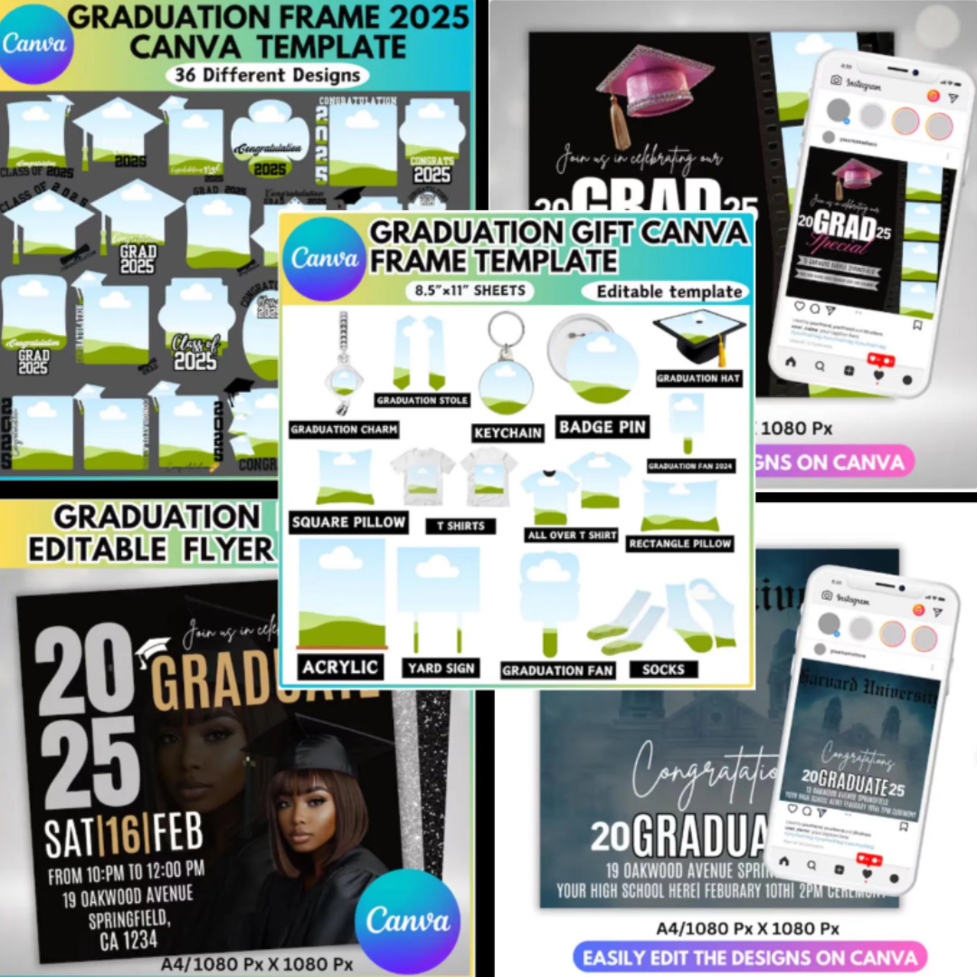 GRAD MEGA EDITABLE BUNDLE
