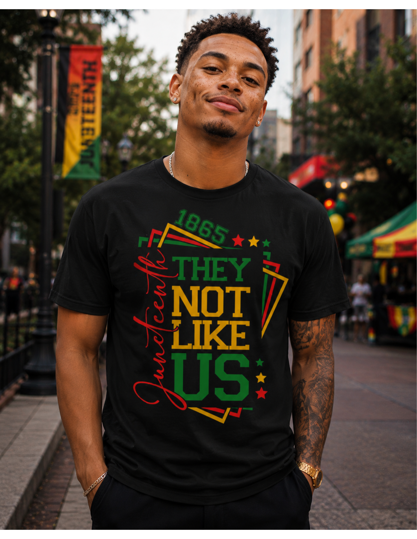 Juneteenth Graphic T-Shirt- They Not Like Us