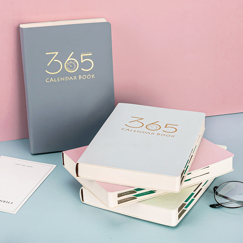 365-Day Daily Planner Self-discipline & Clock-in Student Notebook