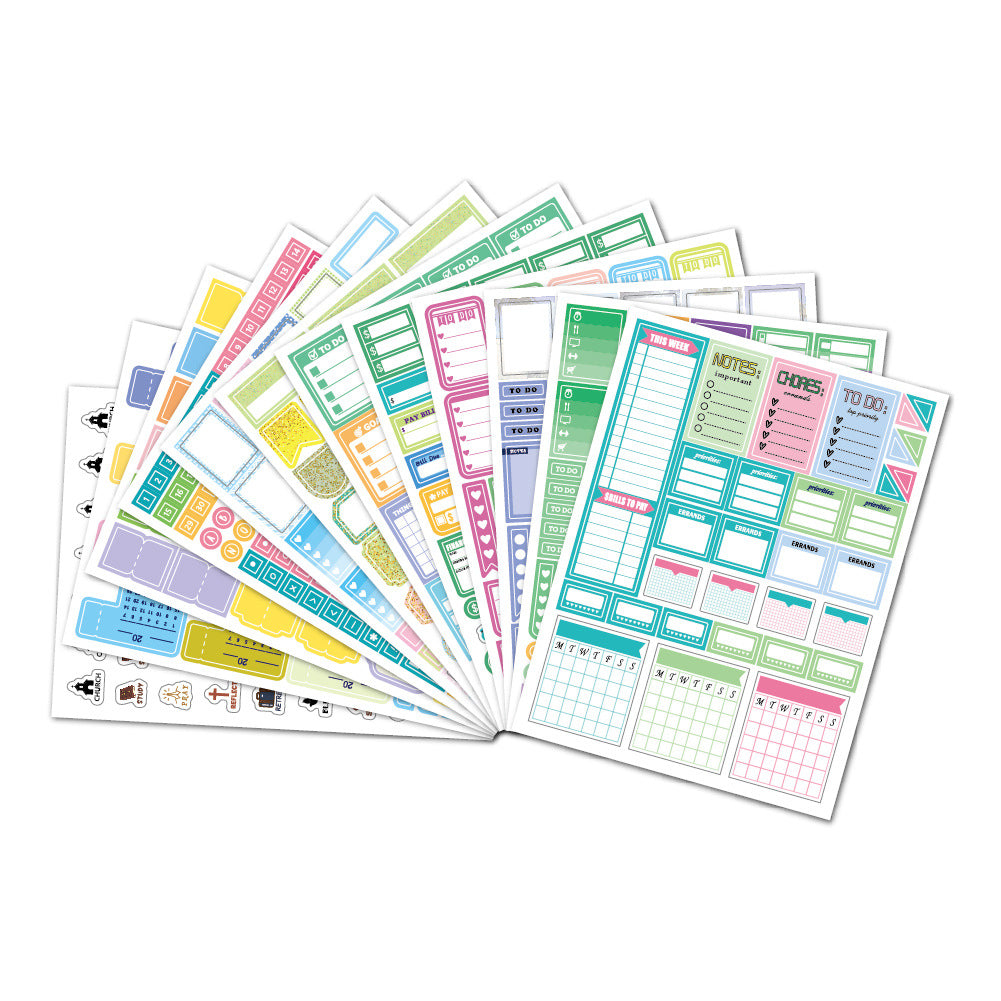 Planner Stickers Set Seasonal Monthly Pack