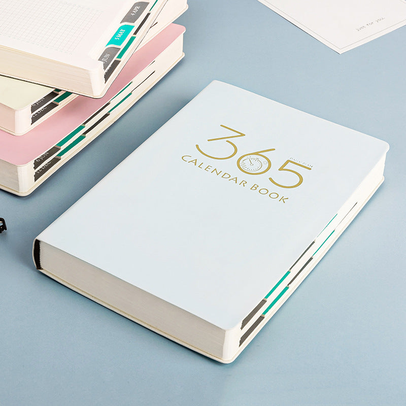 365-Day Daily Planner Self-discipline & Clock-in Student Notebook