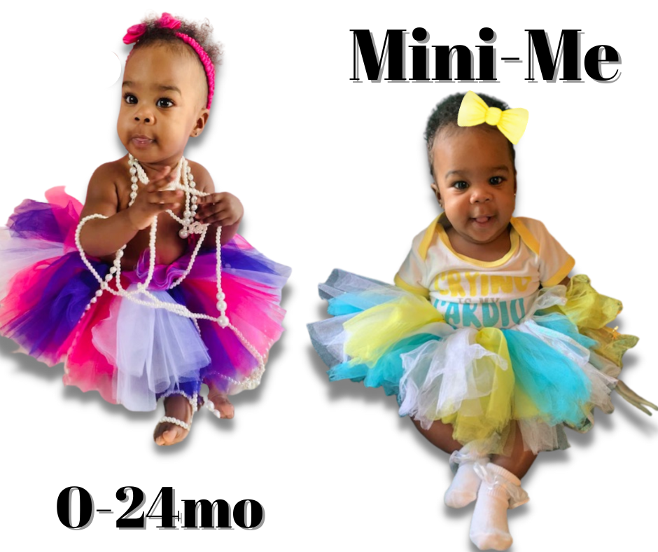 Custom Mini-Me Onesie, Tutu, & Sippy Cup
