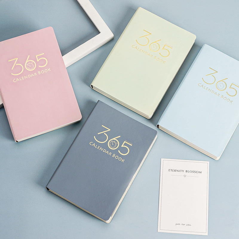 365-Day Daily Planner Self-discipline & Clock-in Student Notebook