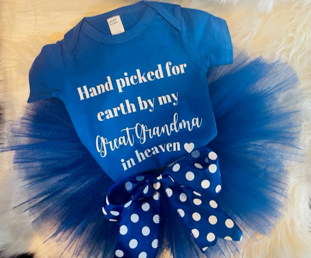 Custom Mini-Me Onesie, Tutu, & Sippy Cup