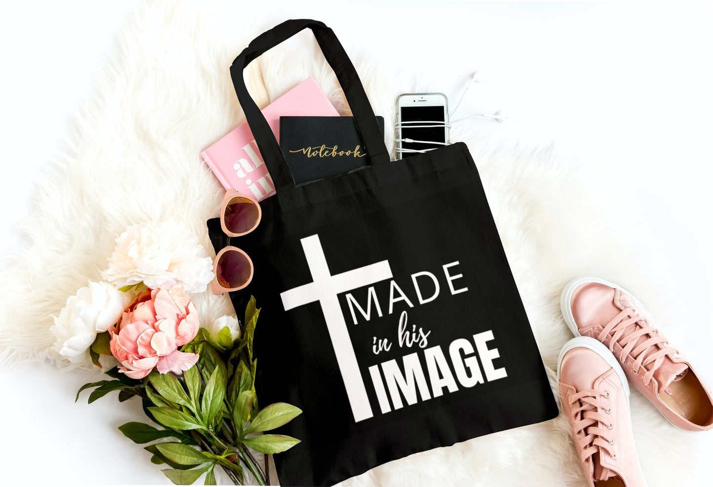 MADE IN HIS TOTE BAG