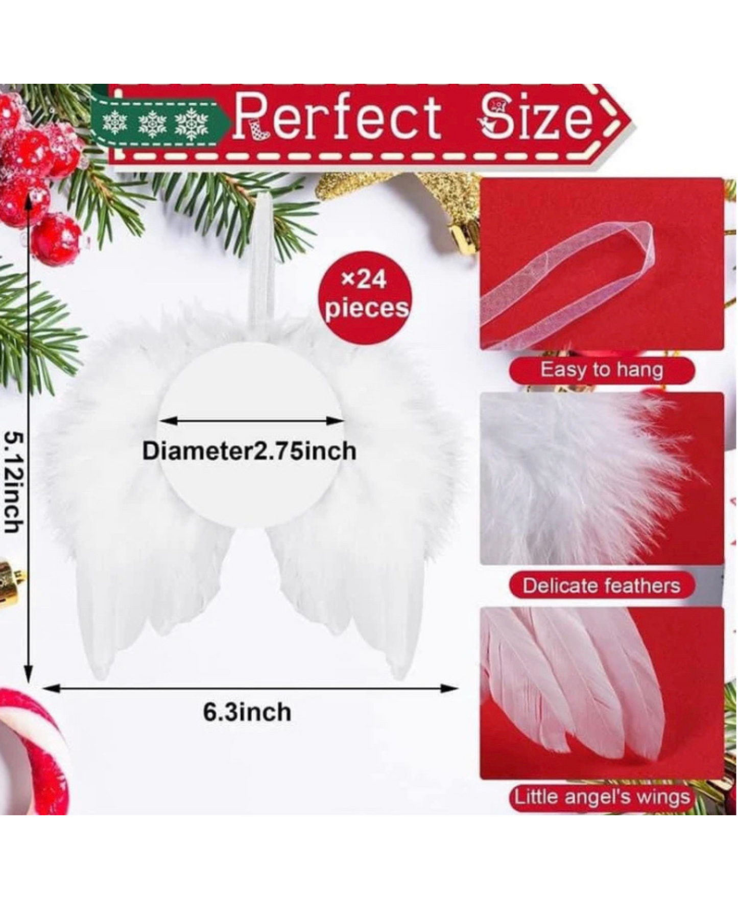 ANGEL WING ORNAMENT