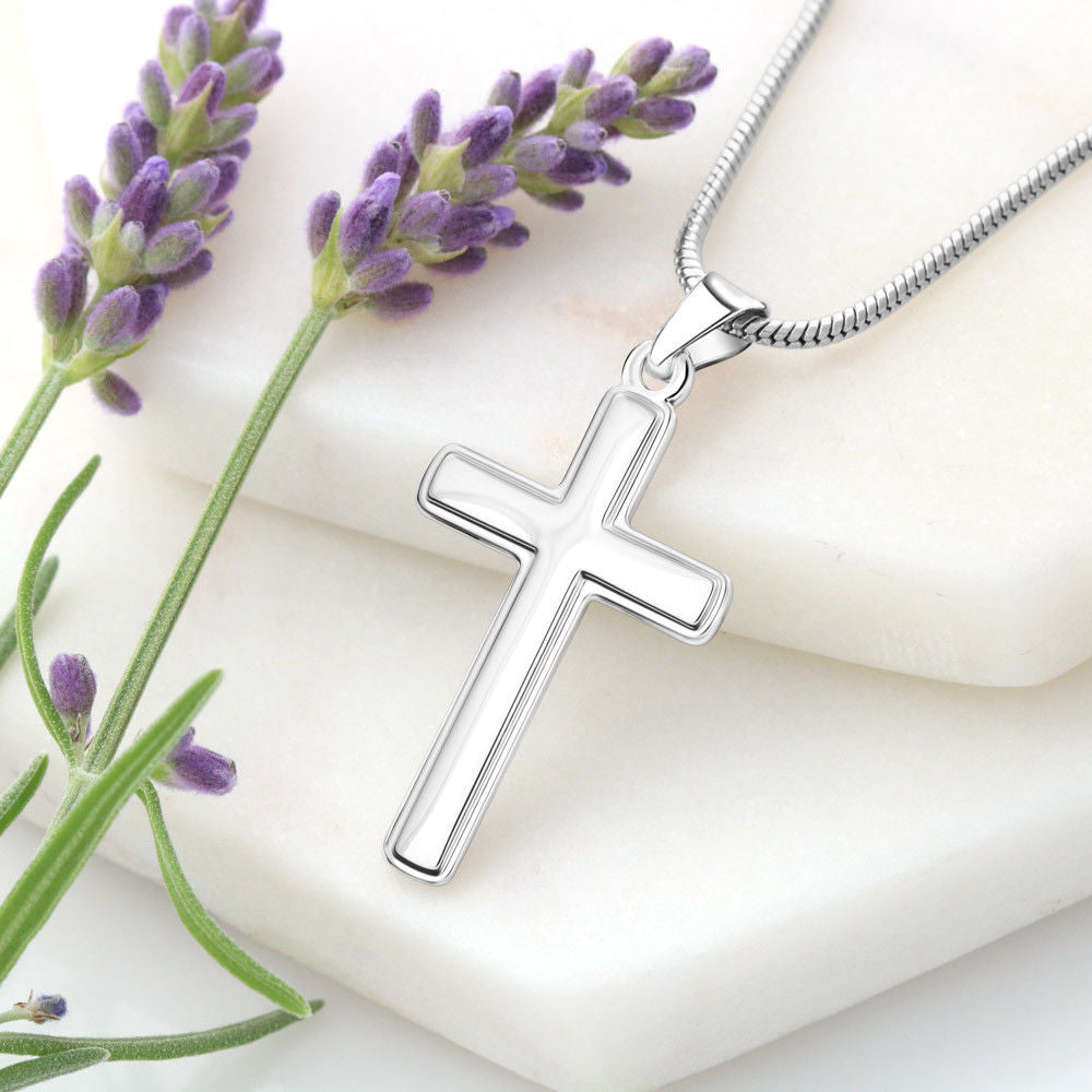 Blessed Personalized Cross Necklace