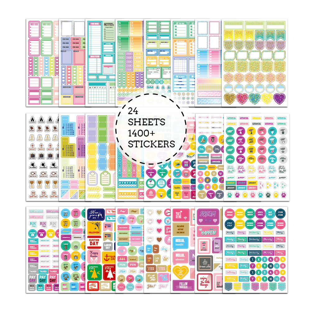 Planner Stickers Set Seasonal Monthly Pack