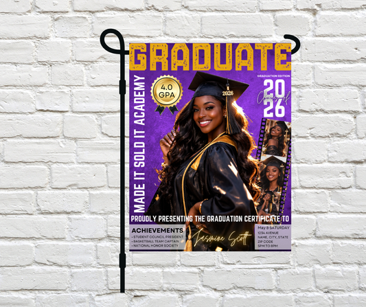 GRAD GARDEN FLAG