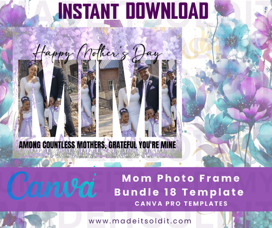 MOM PHOTO FRAME BUNDLE TEMPLATE