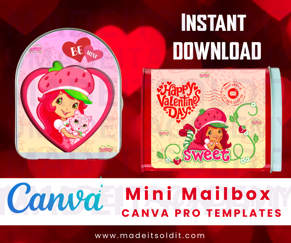 MINI SWEET MAILBOX TEMPLATE
