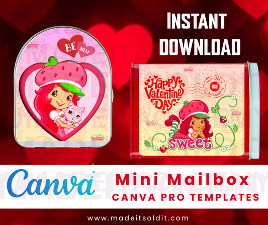MINI SWEET MAILBOX TEMPLATE