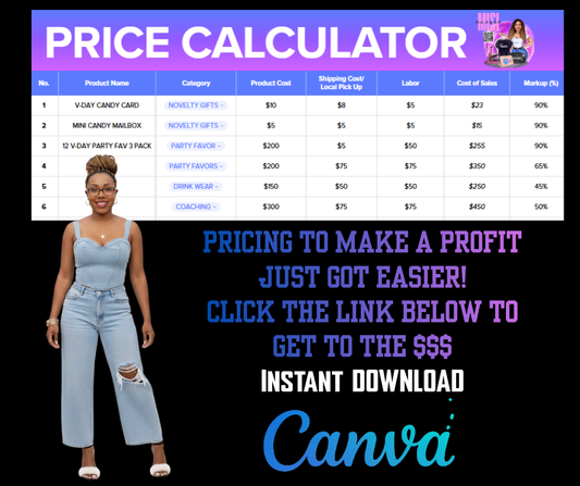 PRICE CALCULATOR TEMPLATE