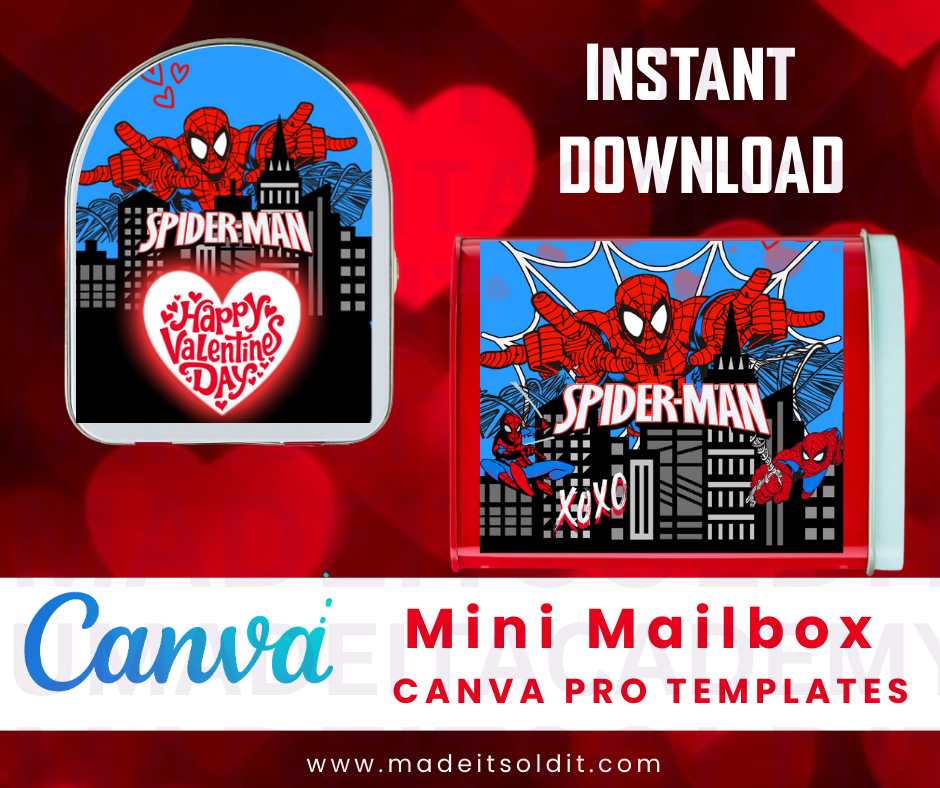 MINI MAN MAILBOX TEMPLATE
