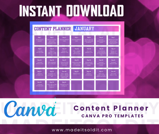 CONTENT PLANNER