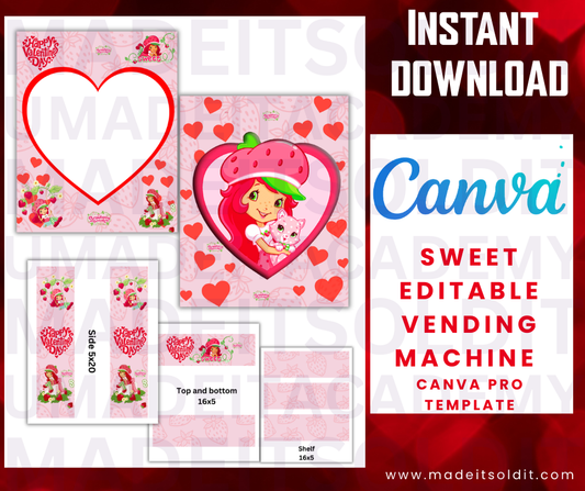 SWEET VENDING MACHINE TEMPLATE