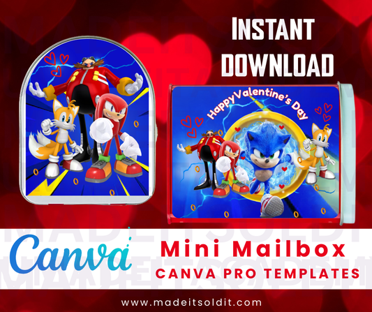 MINI SONIC MAILBOX TEMPLATE