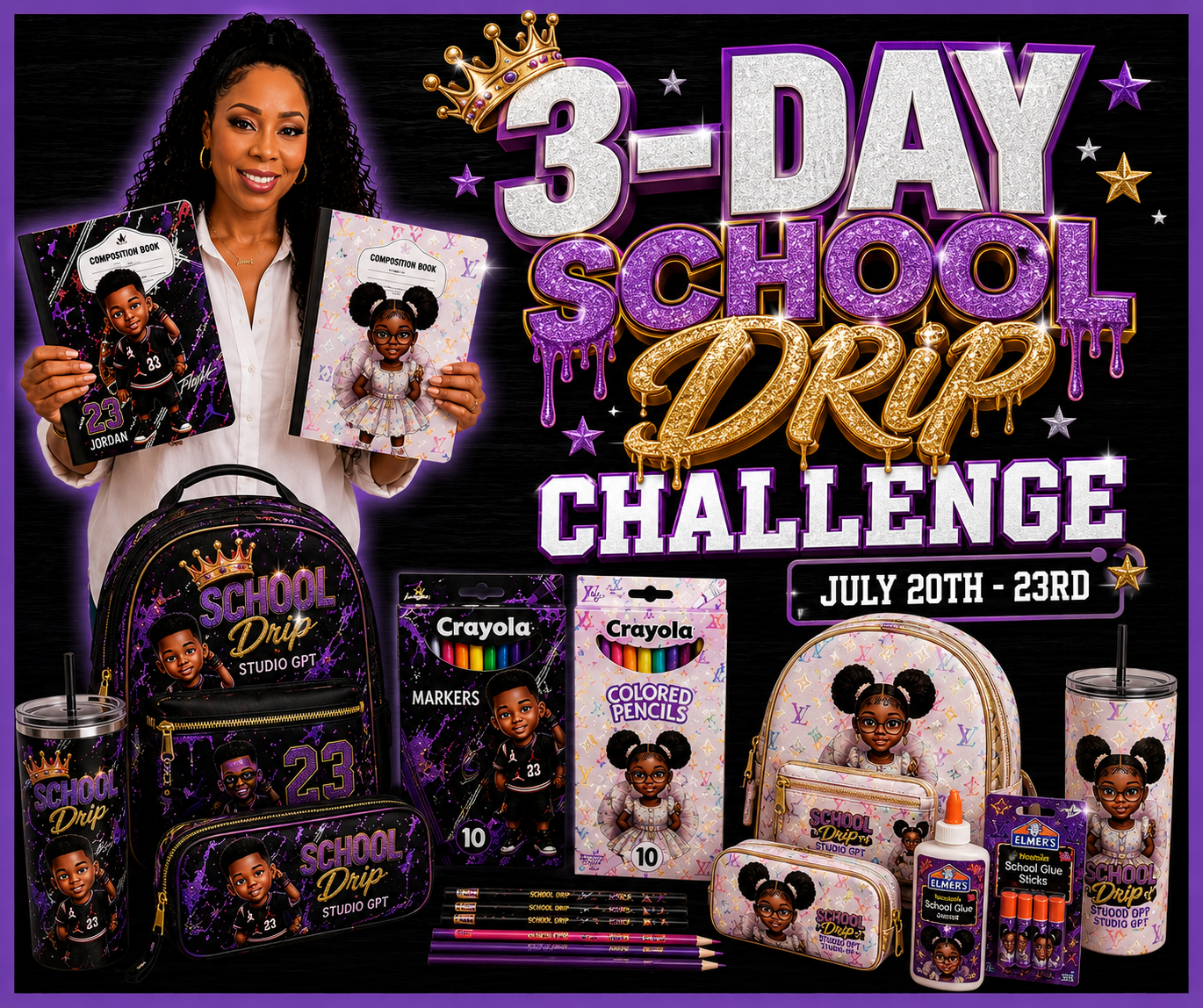 3 DAY SCHOOL DRIP FAVOR CHALLENGE... VIP VIP