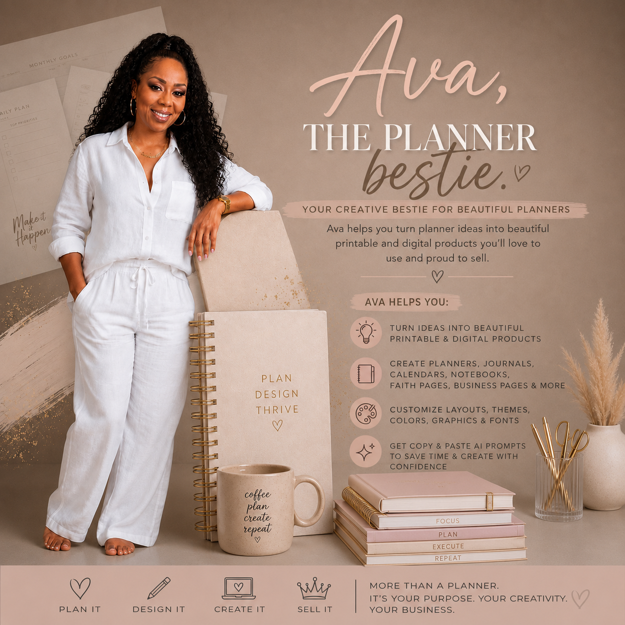 Ava The Planner Bestie GPT Bundle