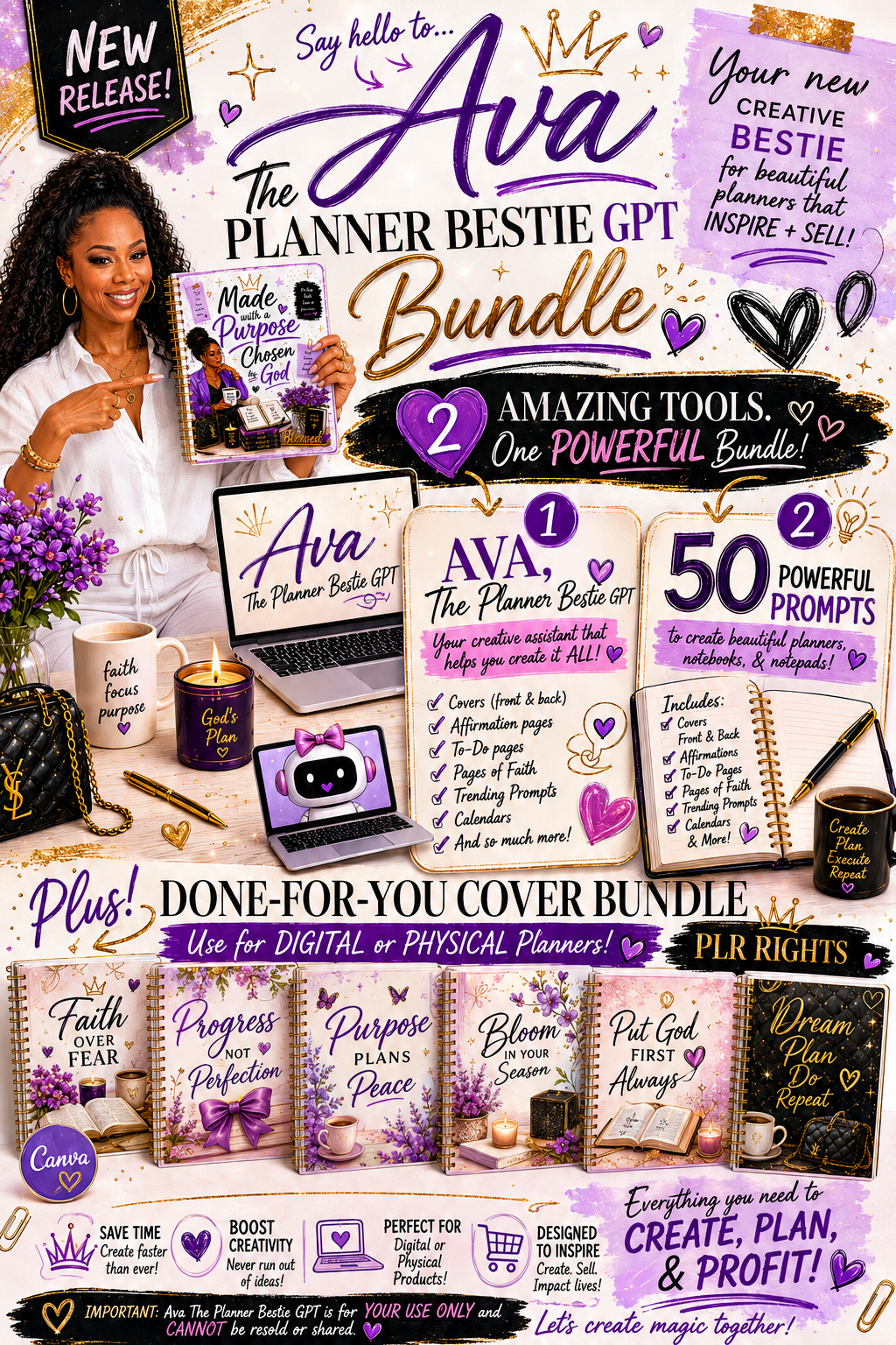 Ava The Planner Bestie GPT Bundle