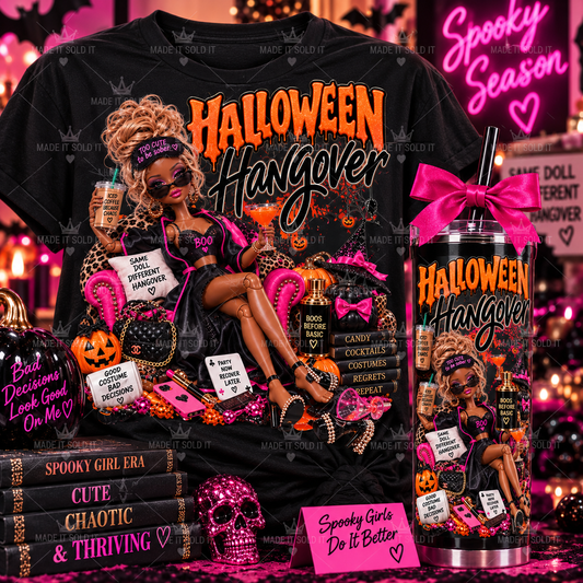 Halloween Hangover Doll T-Shirt & Tumbler