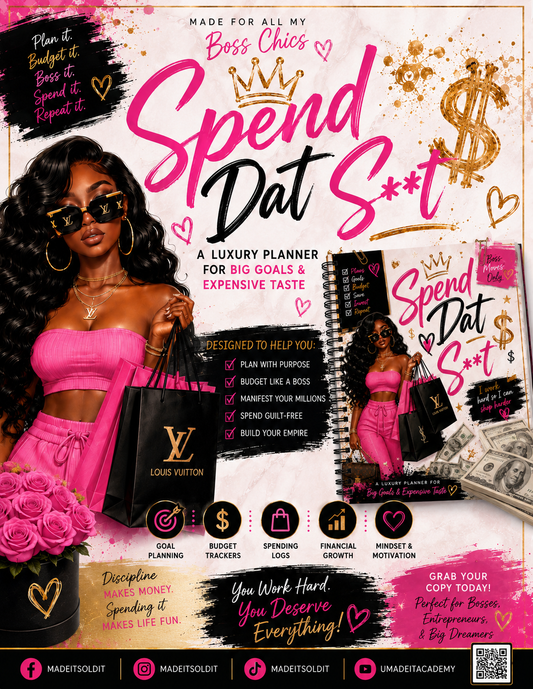 Spend Dat S**t Planner Template