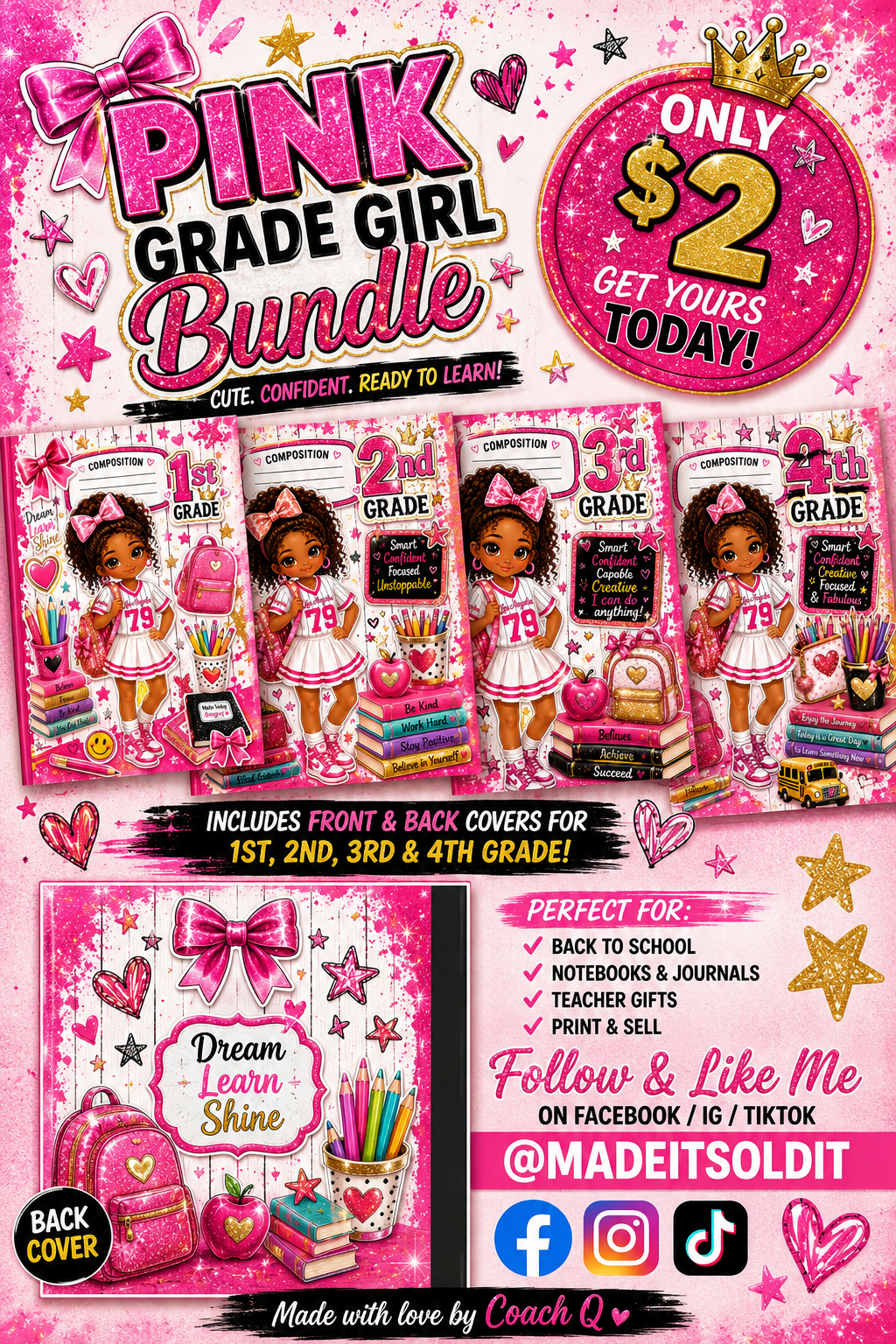 PINK GRADE GIRL BUNDLE
