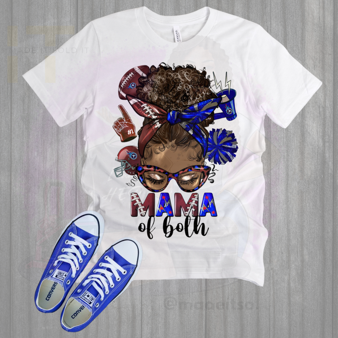 MAMA HEAD OF BOTH TSHIRT