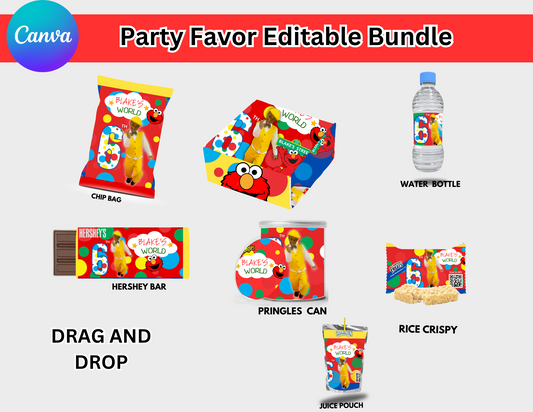 ELMO PARTY FAVOR BUNDLE