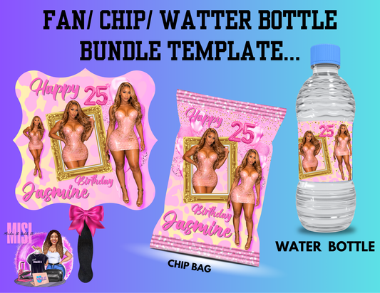 PINK BADDIE PARTY TEMPLATE BUNDLE